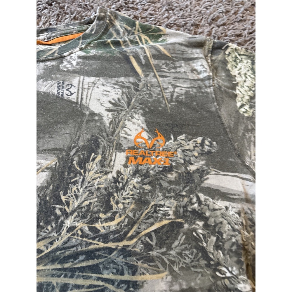 Realtree Shirt Men's 2XL Advantage Max-1 Camo Long Sleeve Hunting Outdoors Hike - Picture 2 of 4
